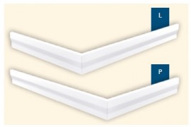 GELCO SARA čelní panel ke sprchové vaničce 1000 x 800 levý   GP10080 L